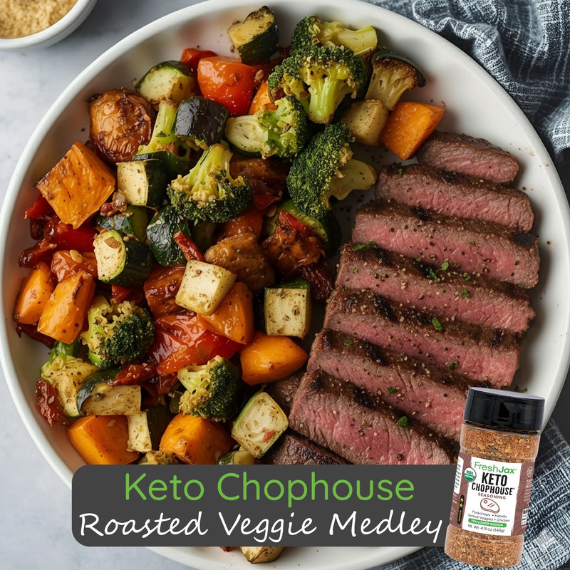 Keto Chophouse Roasted Veggie Medley