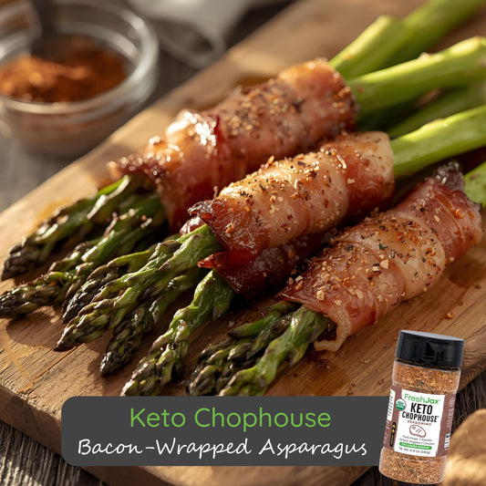 Keto Chophouse Bacon-Wrapped Asparagus