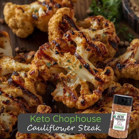 Keto Chophouse Cauliflower Steaks