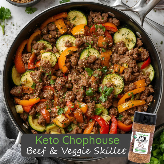 Keto Chophouse Beef Skillet