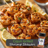 Cajun Grilled Shrimp Skewers