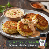 Cajun Crab Cakes with Remoulade Sauce