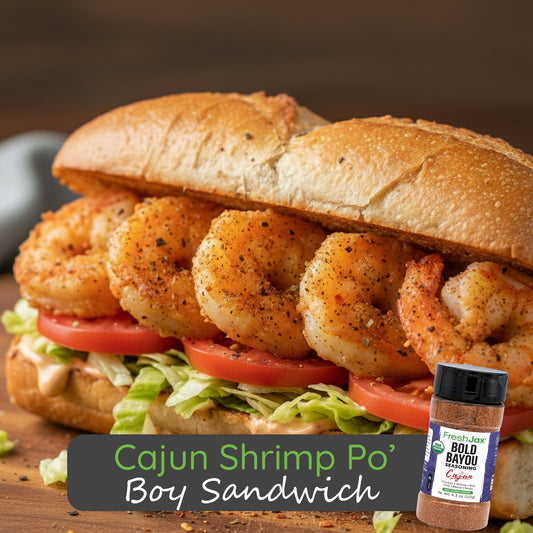 Cajun Shrimp Po’ Boy Sandwich