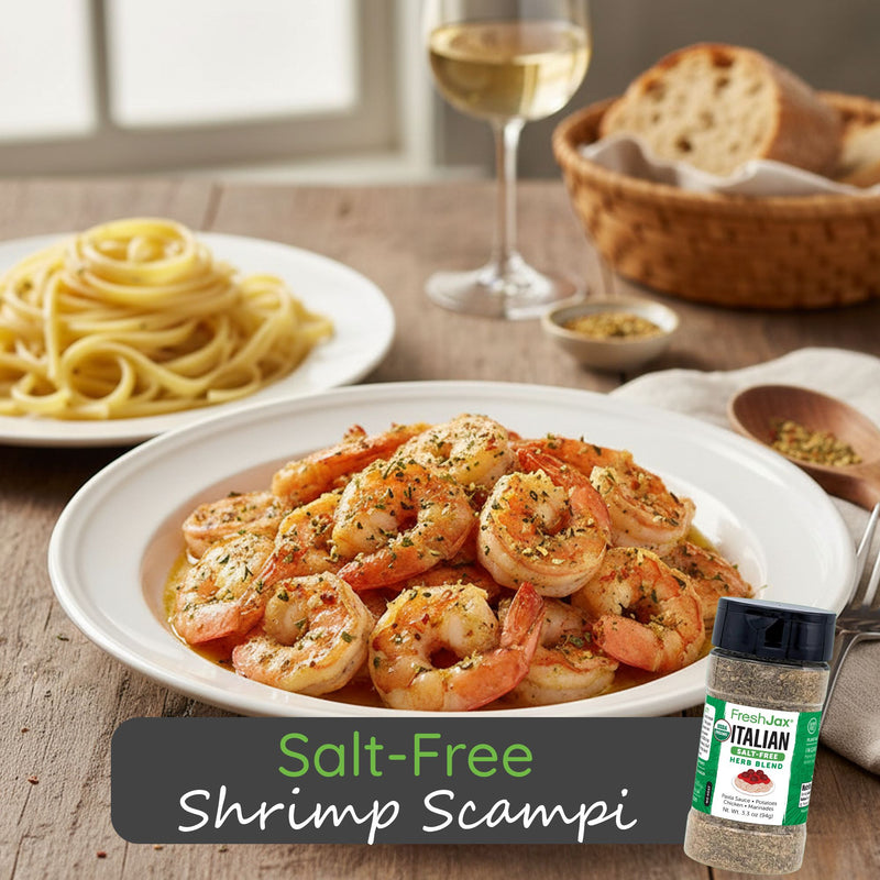 Salt-Free Shrimp Scampi