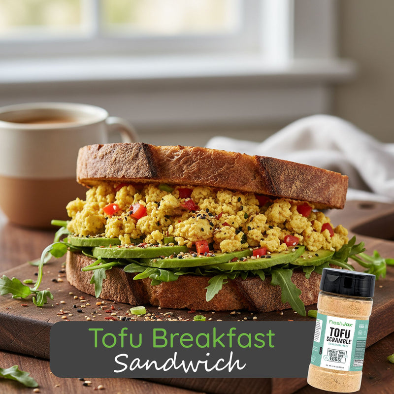 Tofu Breakfast Sandwich (Hearty Anytime Meal)