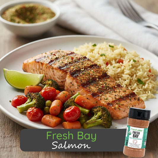 Grilled Fresh Bay Salmon