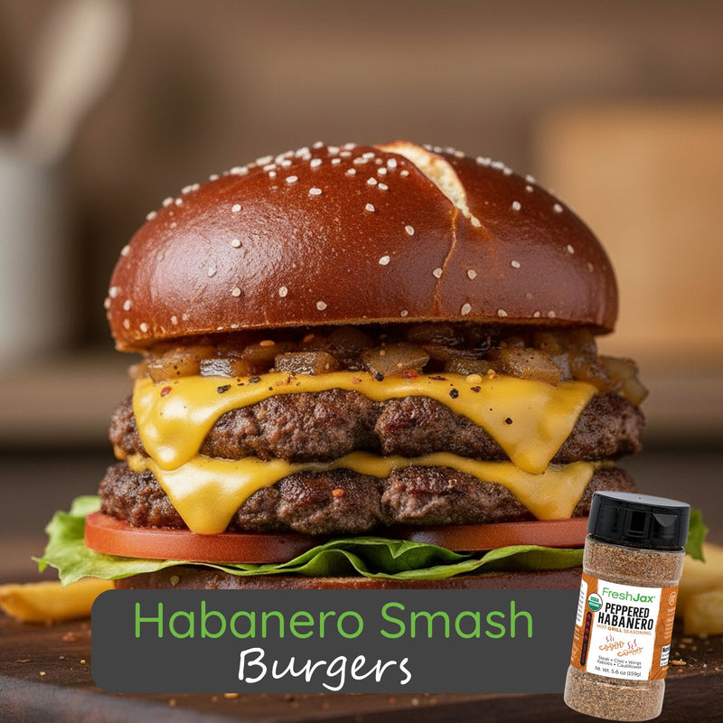 Habanero Smash Burgers (Juicy & Fiery)