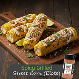 Spicy Grilled Street Corn (Elote)