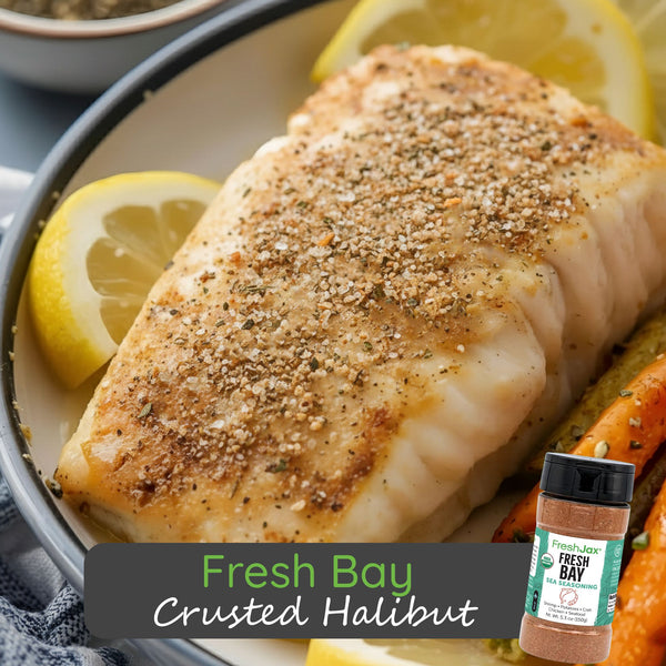 Fresh Bay Crusted Halibut