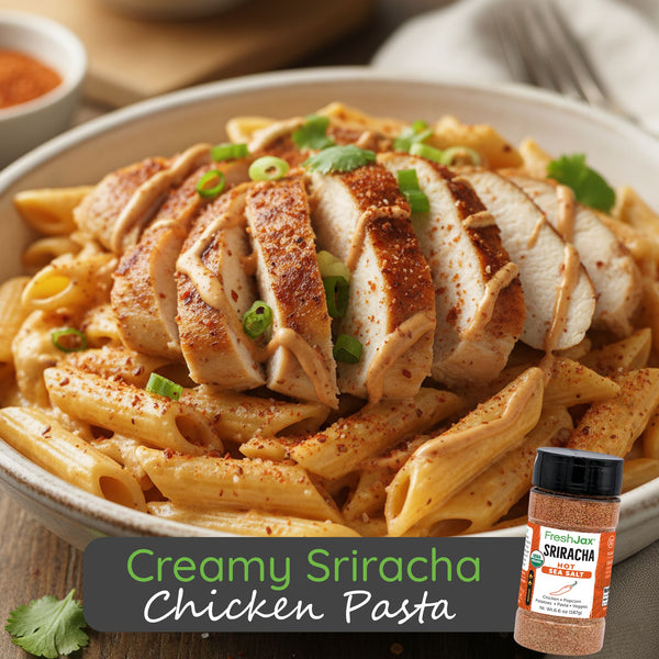 Creamy Sriracha Chicken Pasta