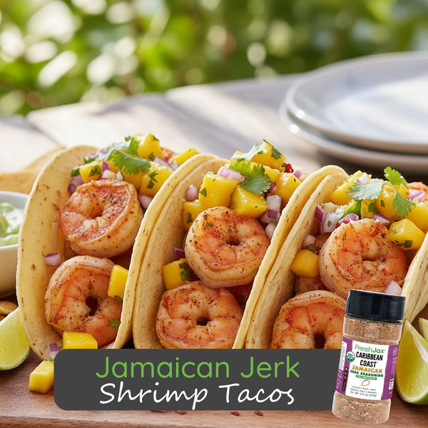 Jamaican Jerk Shrimp Tacos