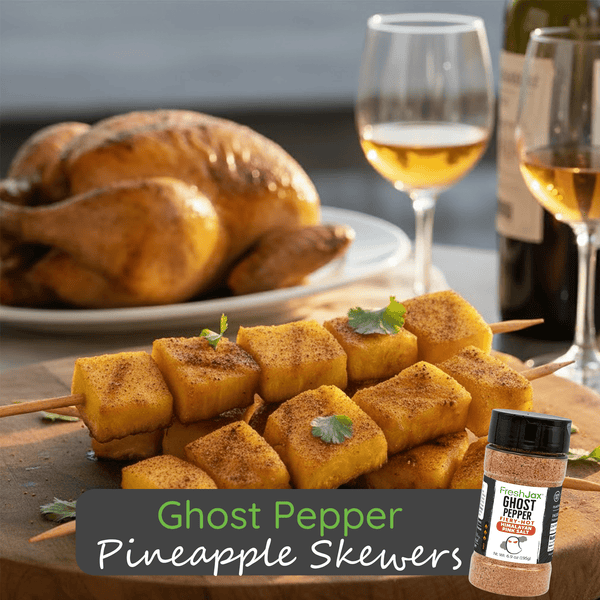 Ghost Pepper Pineapple Skewers