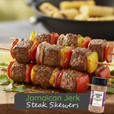 Jamaican Jerk Steak Skewers