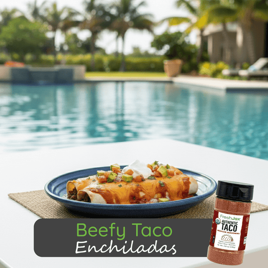 Beefy Taco Enchiladas