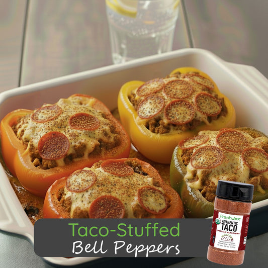 Taco-Stuffed Bell Peppers