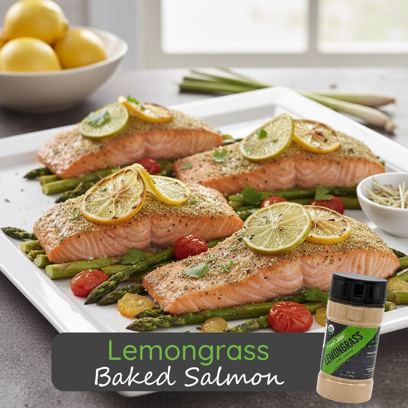 Lemongrass Baked Salmon