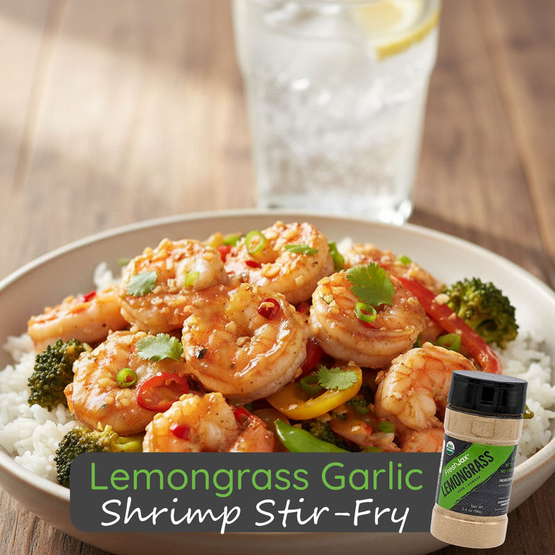 Lemongrass Garlic Shrimp Stir-Fry