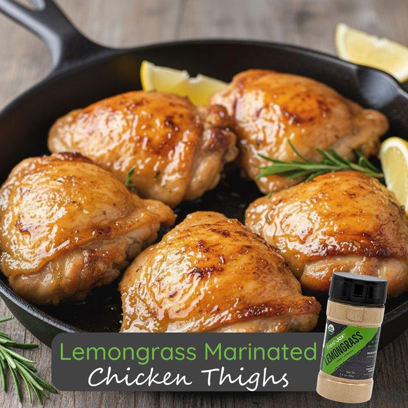 Lemongrass Marinated Chicken Thighs