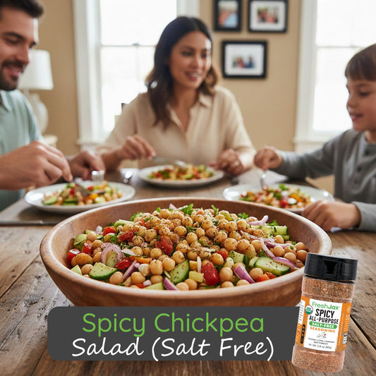 Spicy Chickpea Salad (Salt Free)