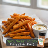 Spicy Sweet Potato Fries (Salt Free)