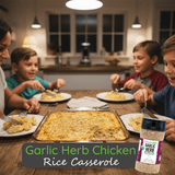 Garlic Herb Chicken & Rice Casserole
