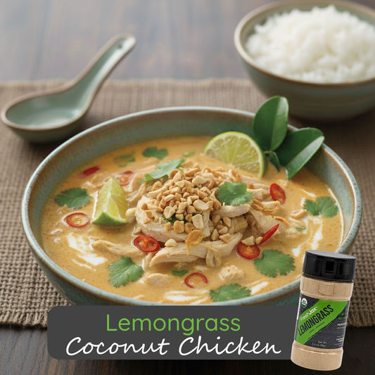 Lemongrass Coconut Chicken Soup