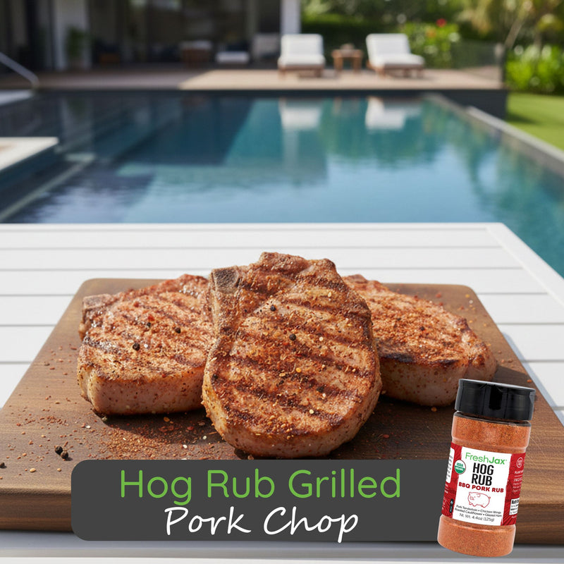 Hog Rub Grilled Pork Chops