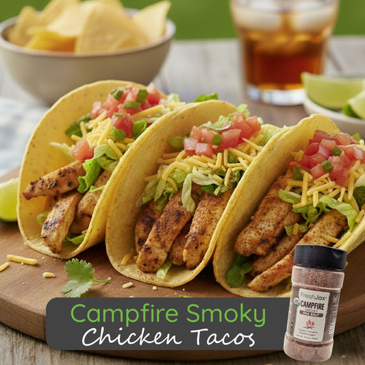 Campfire Smoky Chicken Tacos