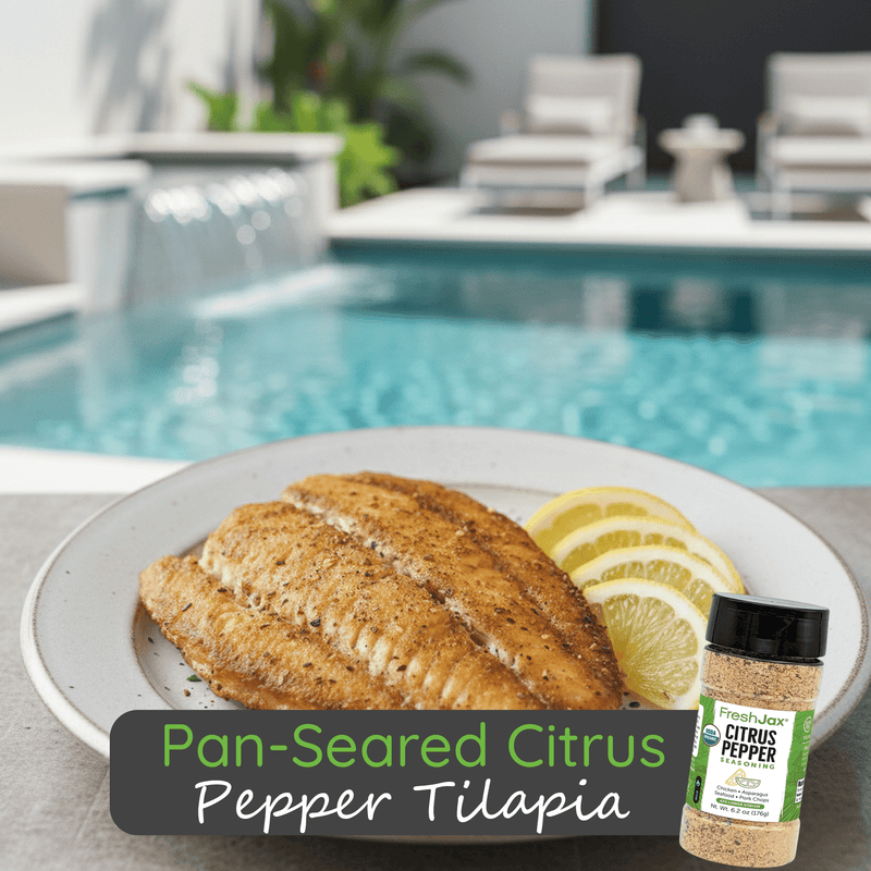 Pan-Seared Citrus Pepper Tilapia