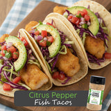 Citrus Pepper Fish Tacos