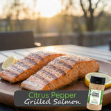 Grilled Citrus Pepper Salmon