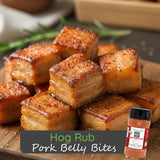 Hog Rub Baked Pork Belly Bites
