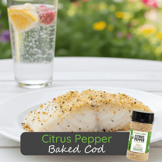 Citrus Pepper Baked Cod