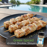 Greek-Spiced Grilled Chicken Skewers