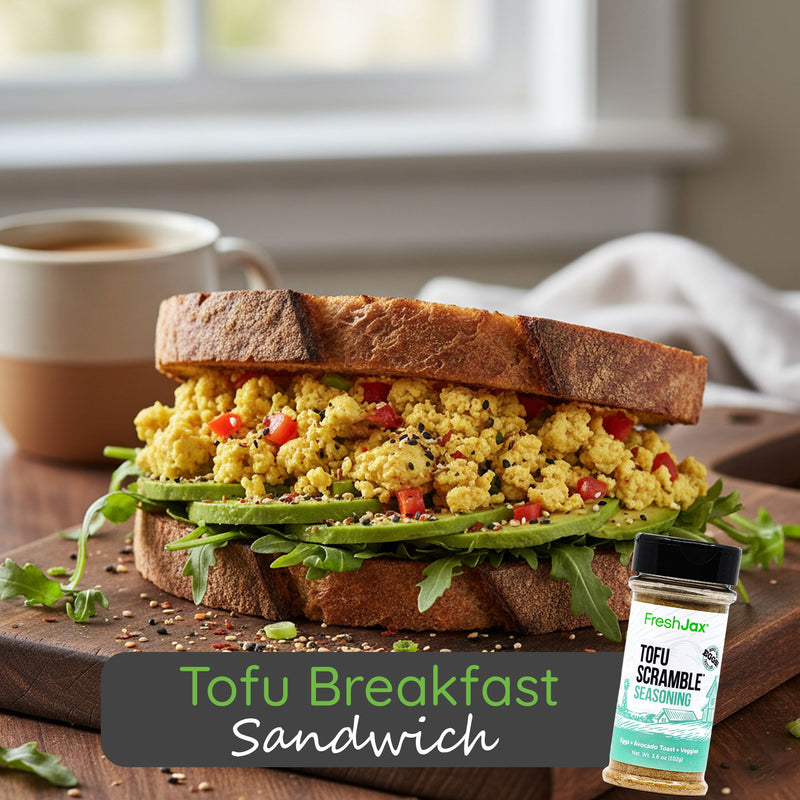Tofu Breakfast Sandwich (Hearty Anytime Meal)