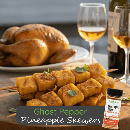 Ghost Pepper Pineapple Skewers