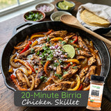 20-Minute Birria Chicken Skillet