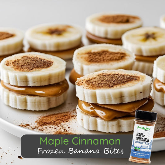 Maple Cinnamon Frozen Banana Bites