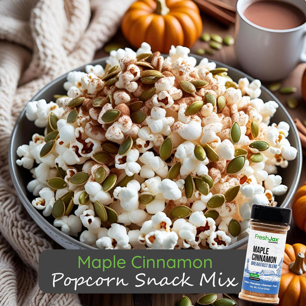 Maple Cinnamon Popcorn Snack Mix