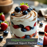 Maple Cinnamon Coconut Yogurt Parfait