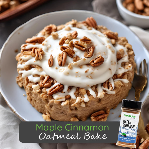 Maple Cinnamon Oatmeal Bake
