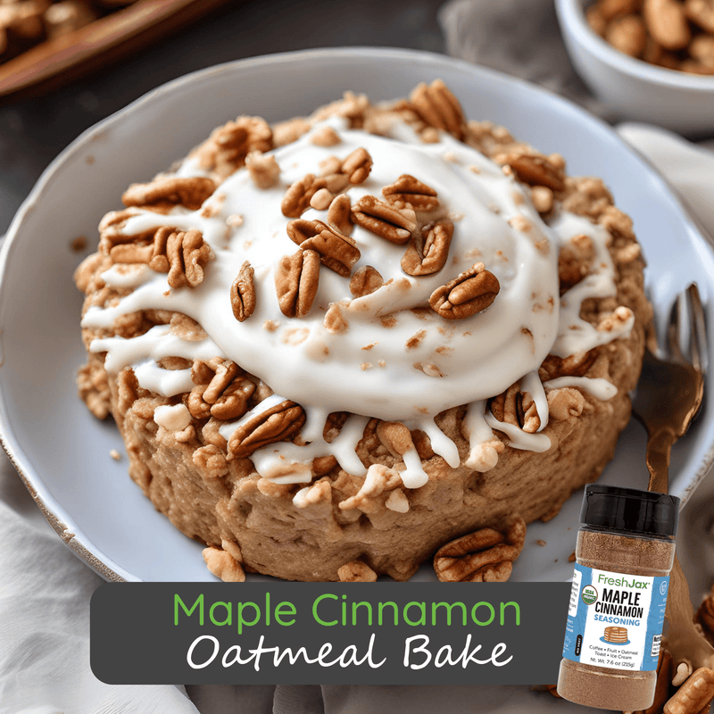 Maple Cinnamon Oatmeal Bake