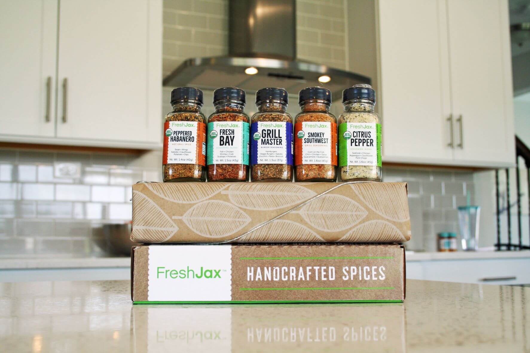 FreshJax organic spices grill seasonings 5 pack sampler