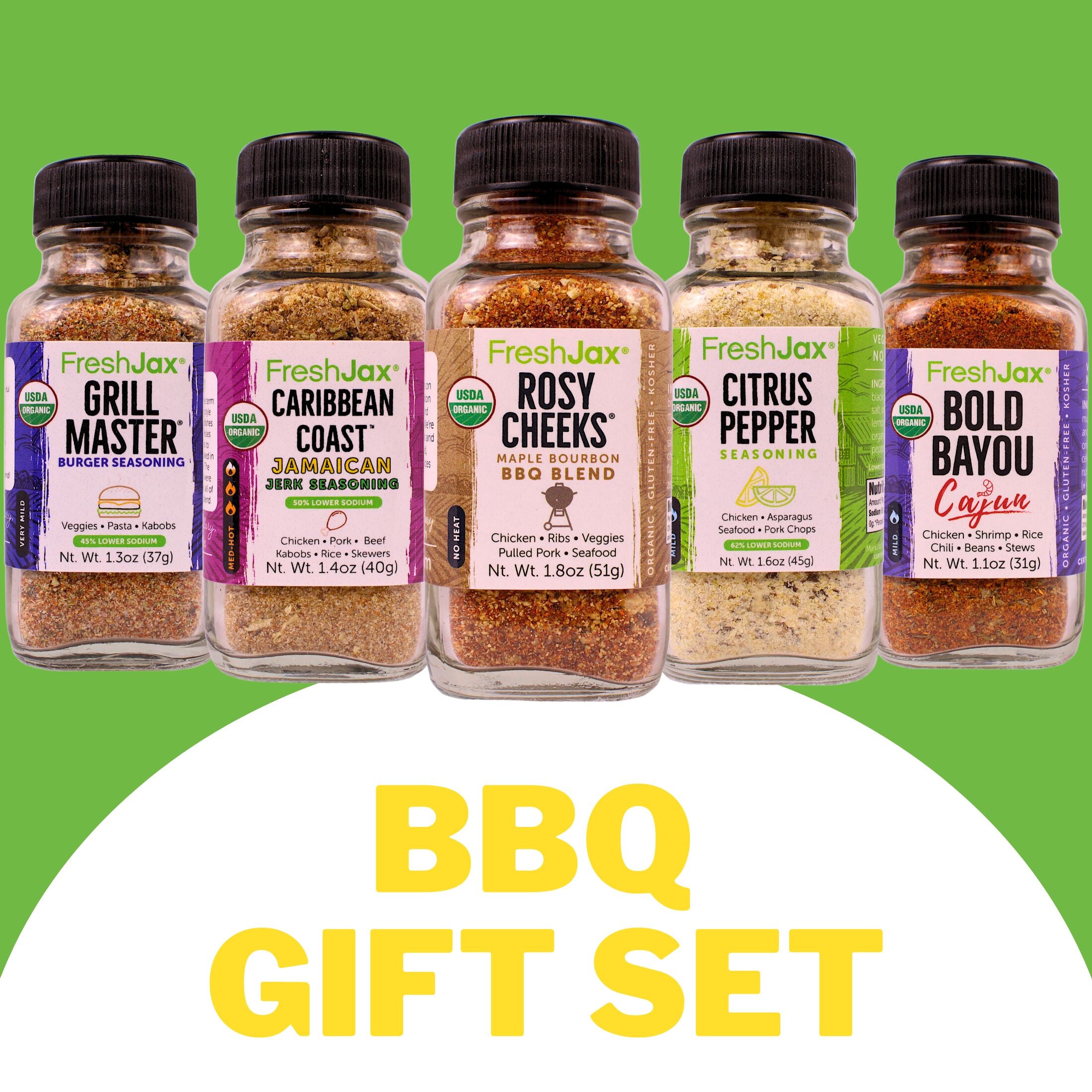 The Spice Lab Organic Spices and Seasonings Set - Complete Starter Spice  Set - 30 Jar Spice Kit Variety Pack - Great BBQ, Grilling and Spice Gift  Sets