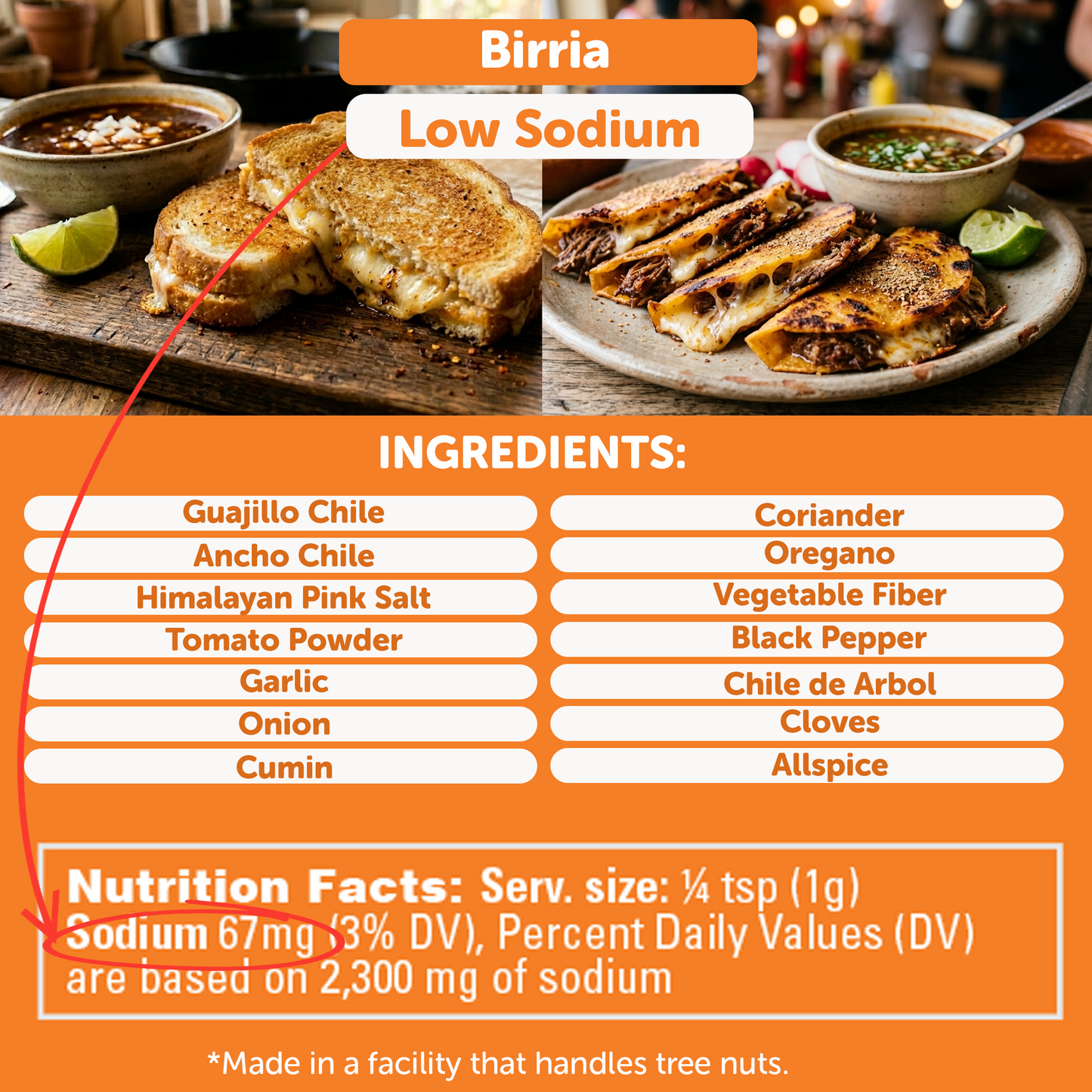 Authentic Birria Spice Rub | Loose Low-Sodium Taco Seasoning (No Cinnamon)