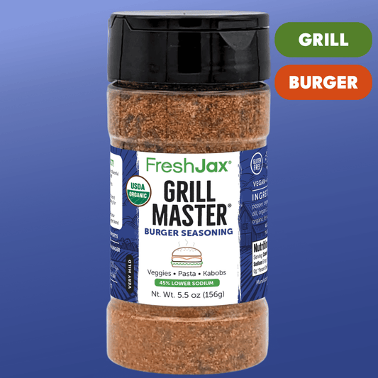 Grill Master Organic Burger Seasoning – Low Sodium Bold & Smoky