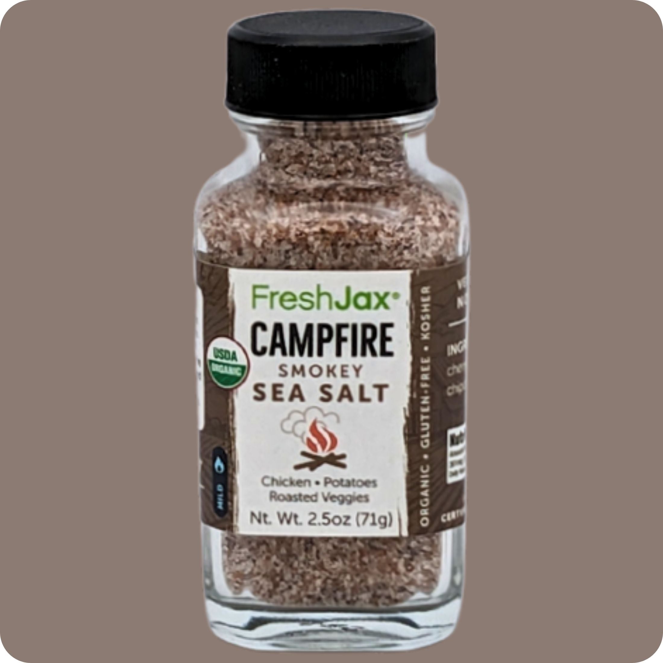 Sampler Sized Campfire Smokey Sea Salt