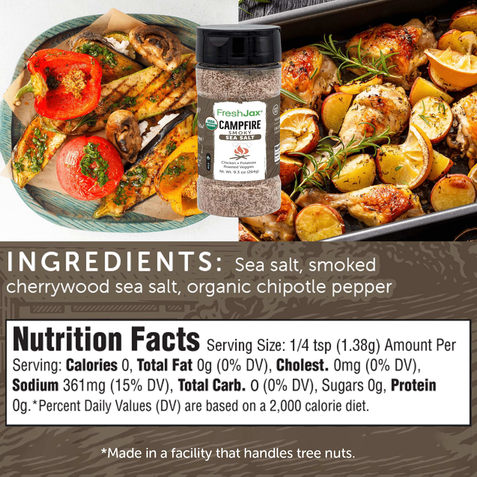 Campfire Smokey Sea Salt Organic