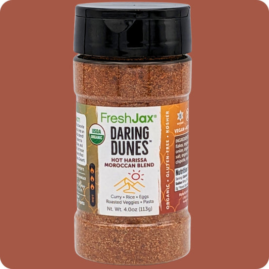 FreshJax Organic Spices Daring Dunes Hot Harissa Moroccan Blend