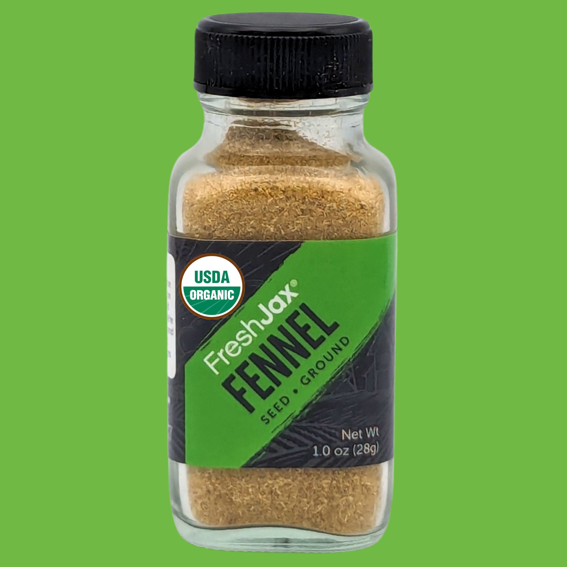 FreshJax Organic Ground Fennel Seed - Sampler Size